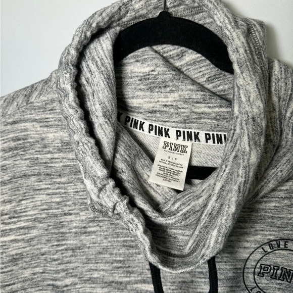 Pink Victoria’s Secret Pullover Everyday Lounge Cowl Neck Sweater Size S|P - Picture 3 of 6